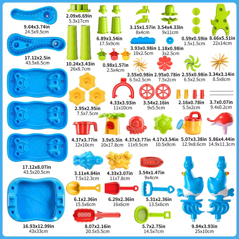 Baby Home Toddler Sand Water Table for Kids