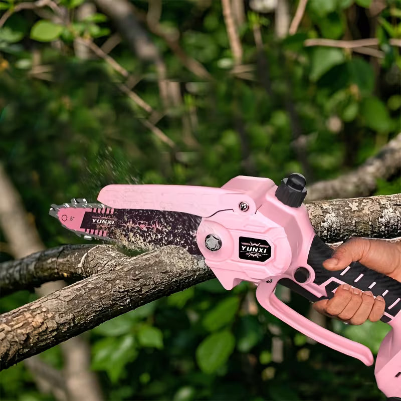 2026 Mini Chain Saw 6-Inch 21V Electric Wireless Battery Powered Handheld Chain Saw