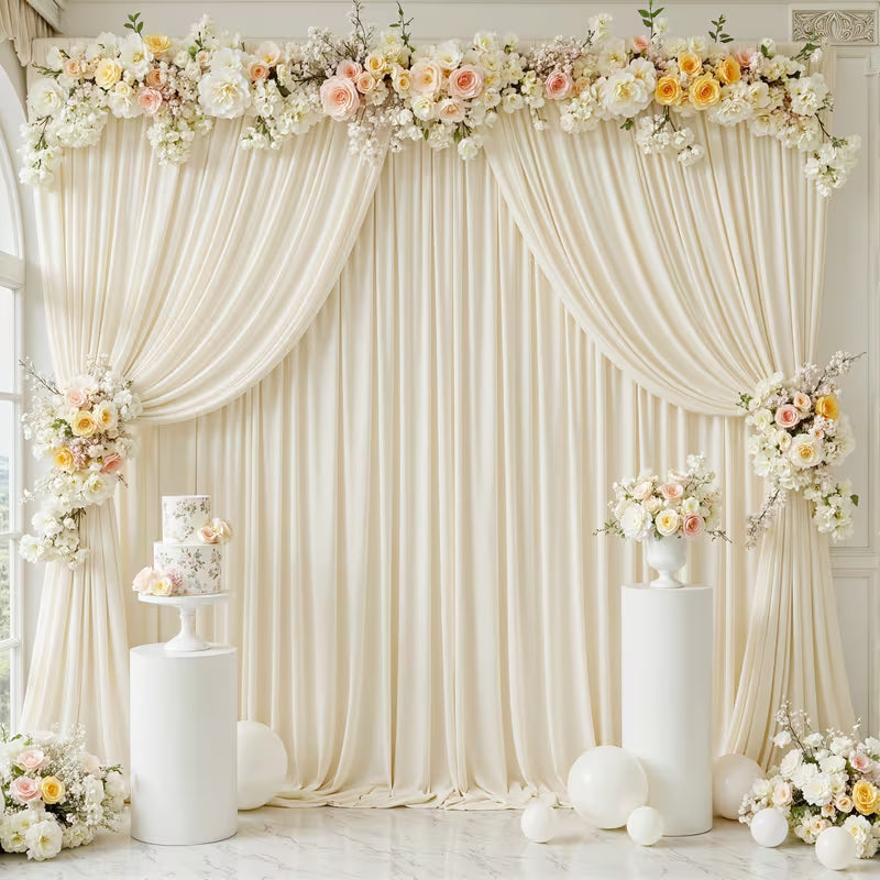 Of 5ft*10ft Elegant Polyester Spandex Photography Background Cloth Set, Polyester