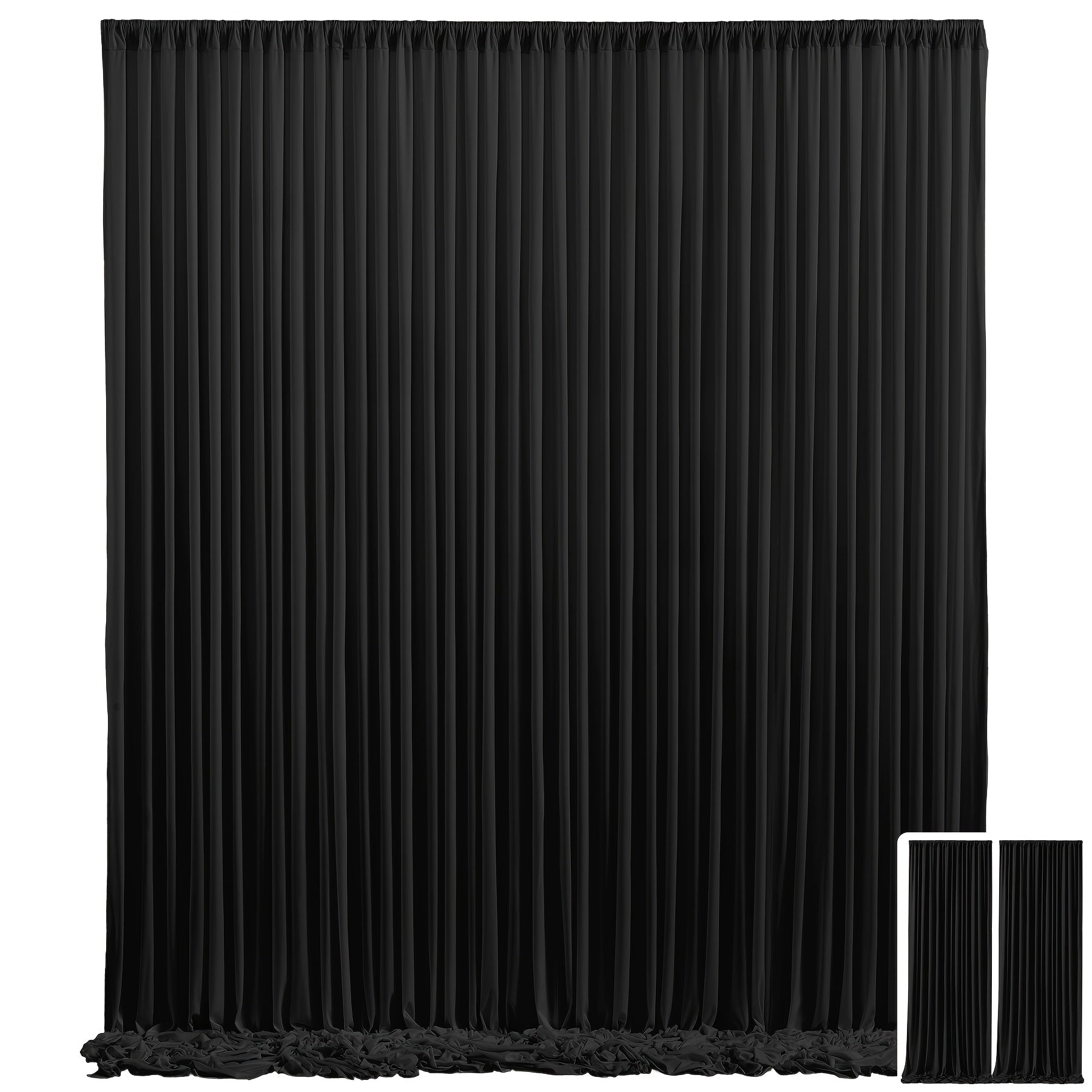 Photography backdrop 2-Pack, 10X10Ft Polyester Backdrop, Photo Booth Props, Polyester