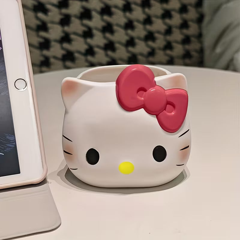 Hello Kitty Cute Cartoon Pen Holder, Durable Plastic., Plastic