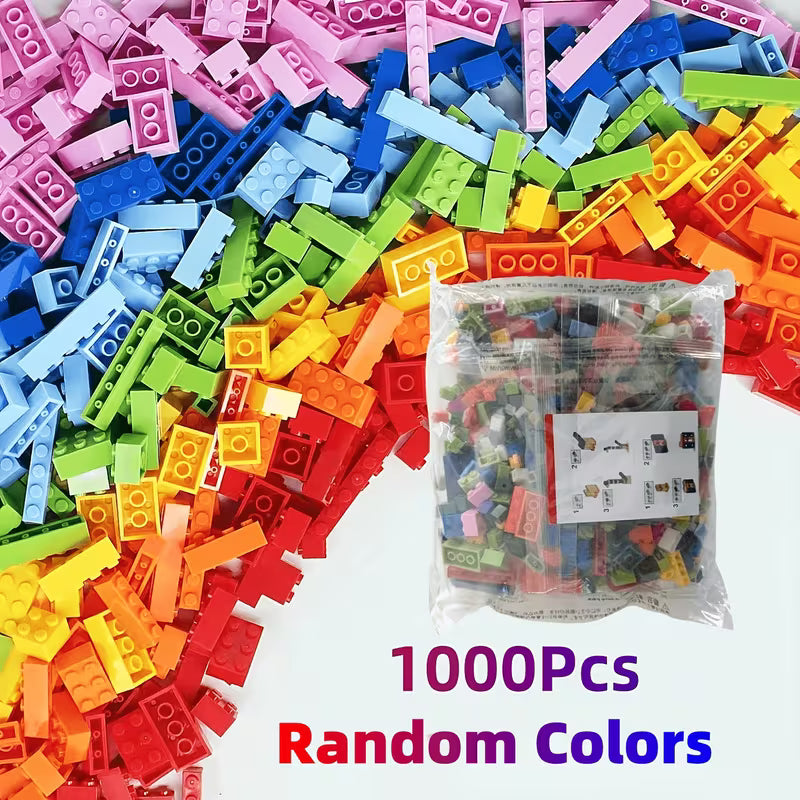 500-Piece/1000-Piece Bag Classic Building Blocks
