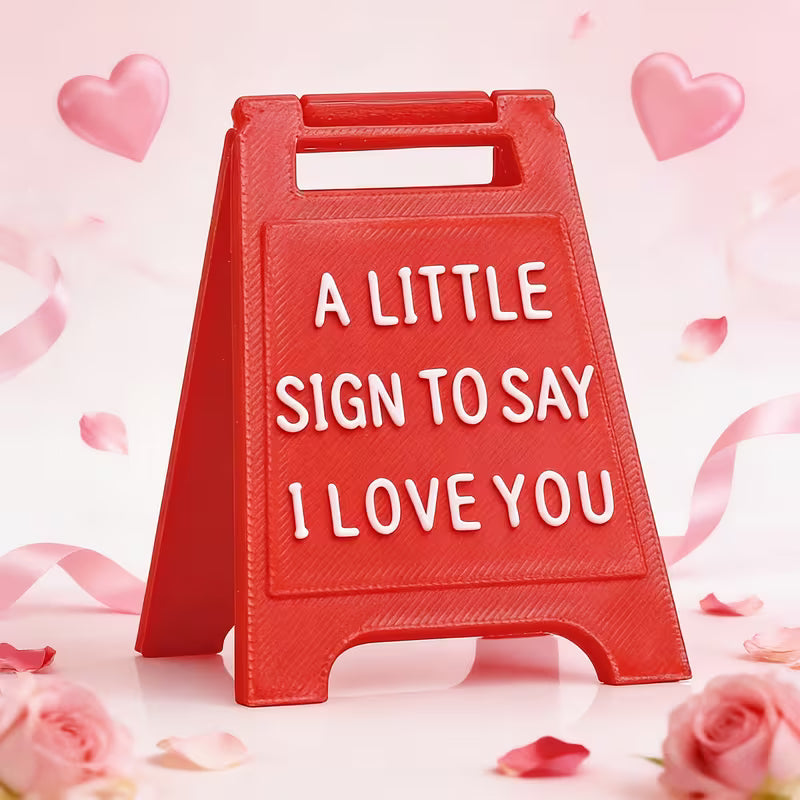 Hot Style 3D-printed Mini "I Love You" Sign, a Desktop Set