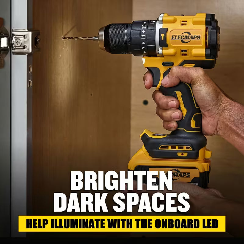 Household Multi-Functional All-In-One 20V Brushless Power Tool Set