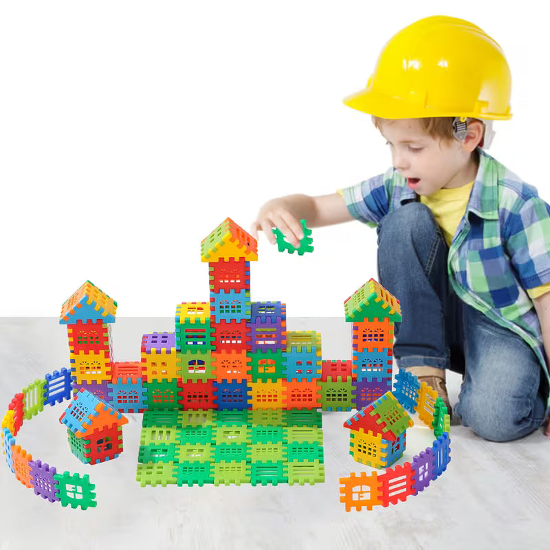100-Piece House Assembly Building Blocks