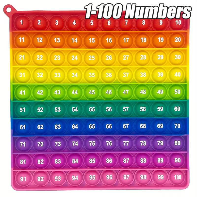 Numbers 1-100 and 1-200 Math Games Fidget Toy