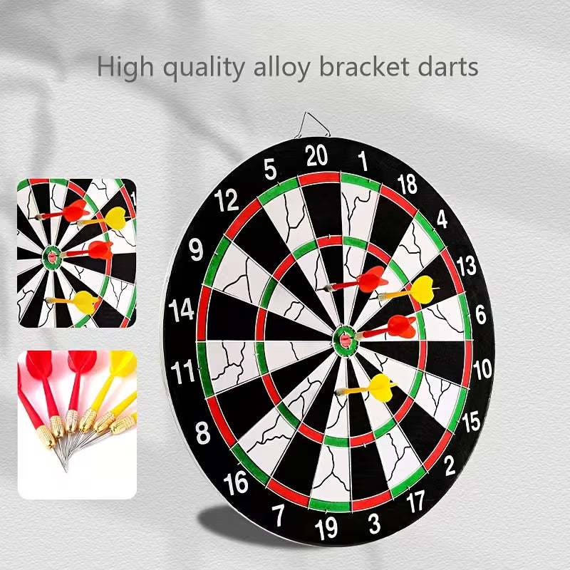 1 Set of 17-inch Dart Board Set Alloy