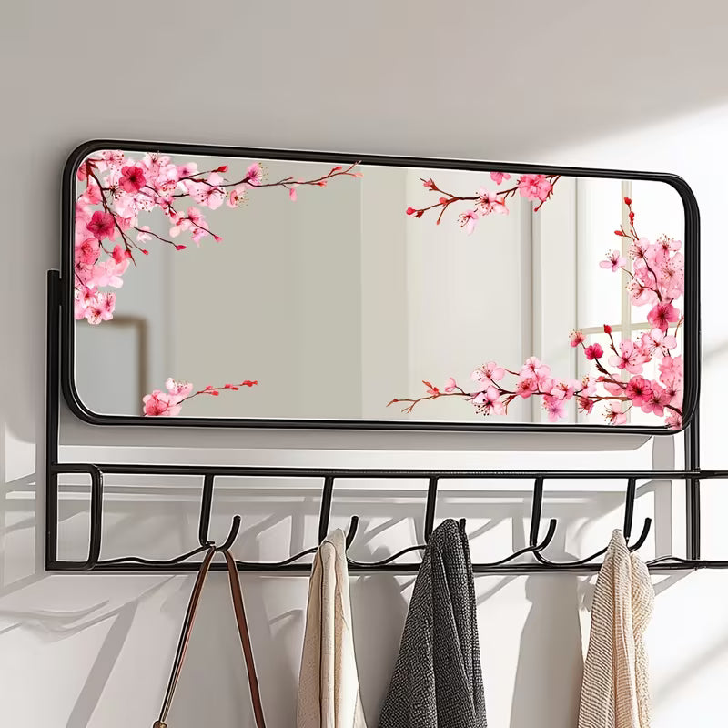 Cherry Blossom Window Cling Film Set, Glass