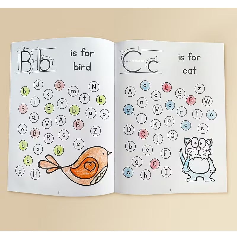 A-Z Alphabet Dab Workbook for Teenagers Paper