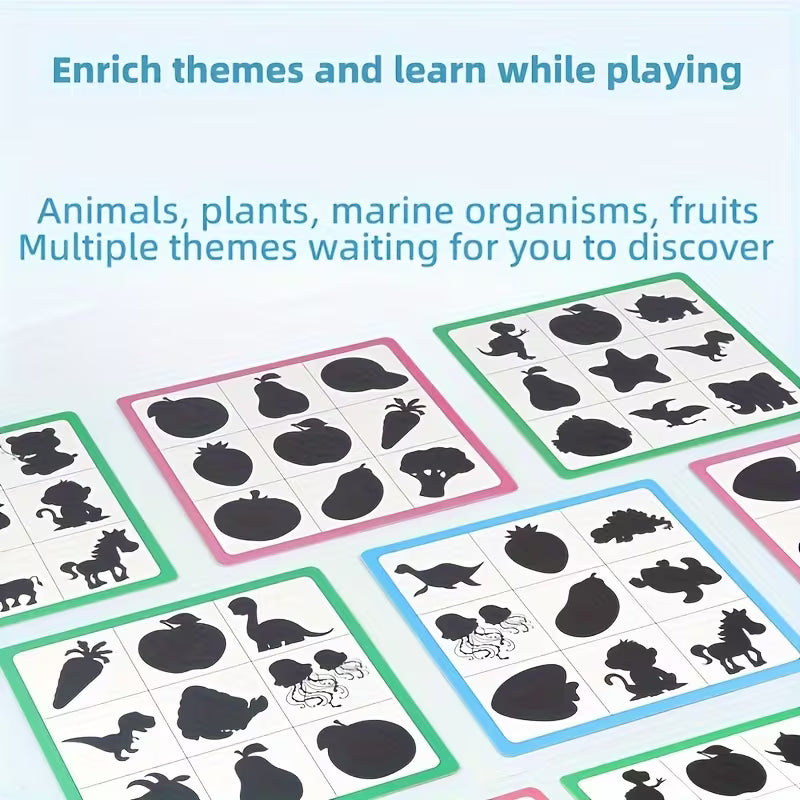 Shadow Matching Game Wooden