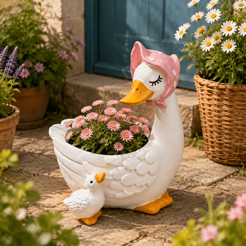 Animal-shaped Flower Pots Set