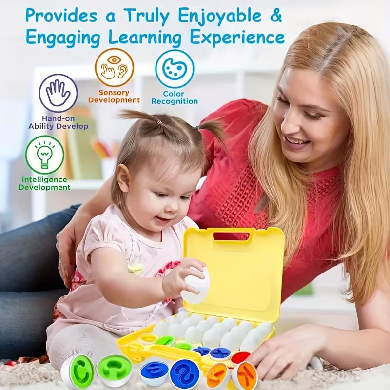 26-Piece Alphabet Matching Eggs