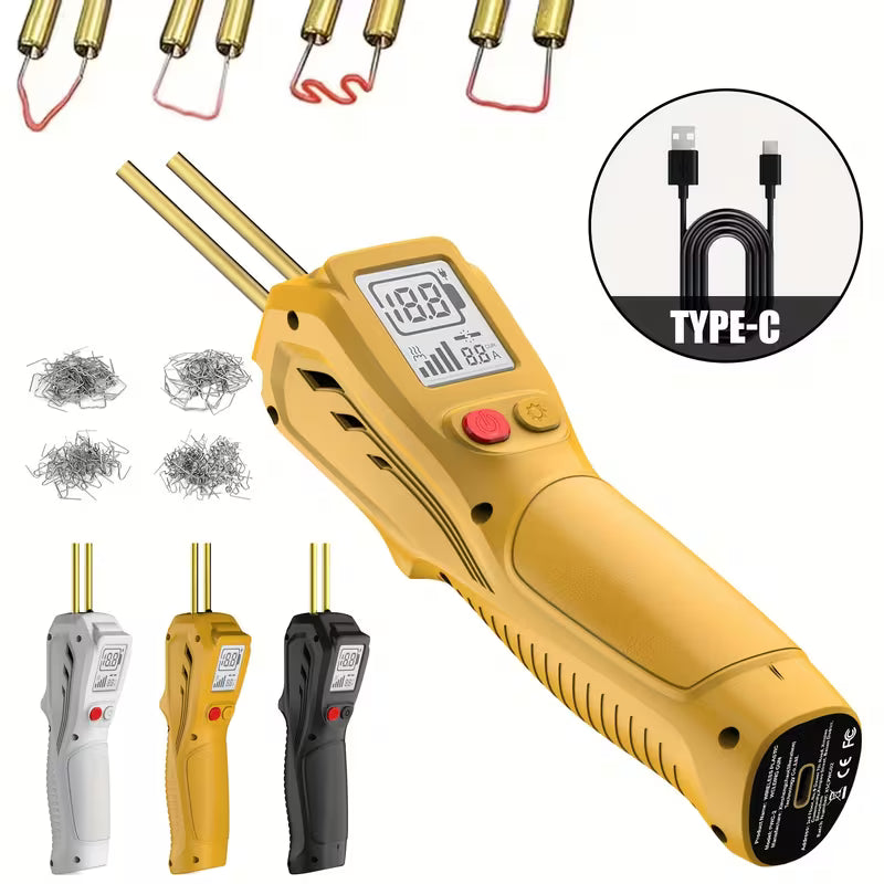New LCD Display Handheld Wireless Charging Plastic Welding Gun, Plastic Set, Plastic