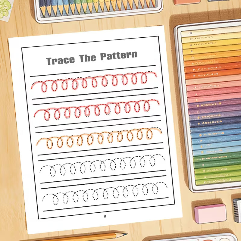 CO×CO Pencil Control Pre-writing Skills Workbook