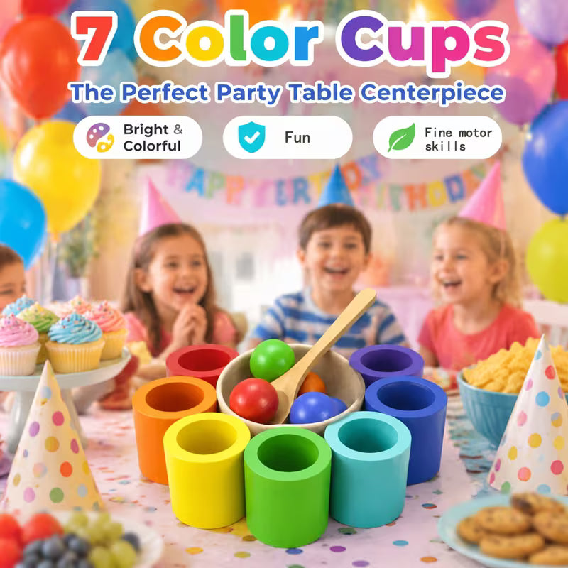 Educational Toys Color Recognition Teaching Aid Classification Cup 1