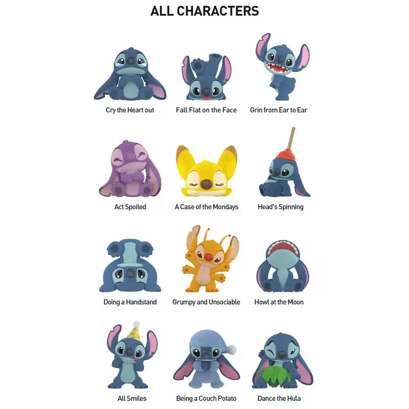 Disney Stitch Little Emotions Series Figure Single Blind Box