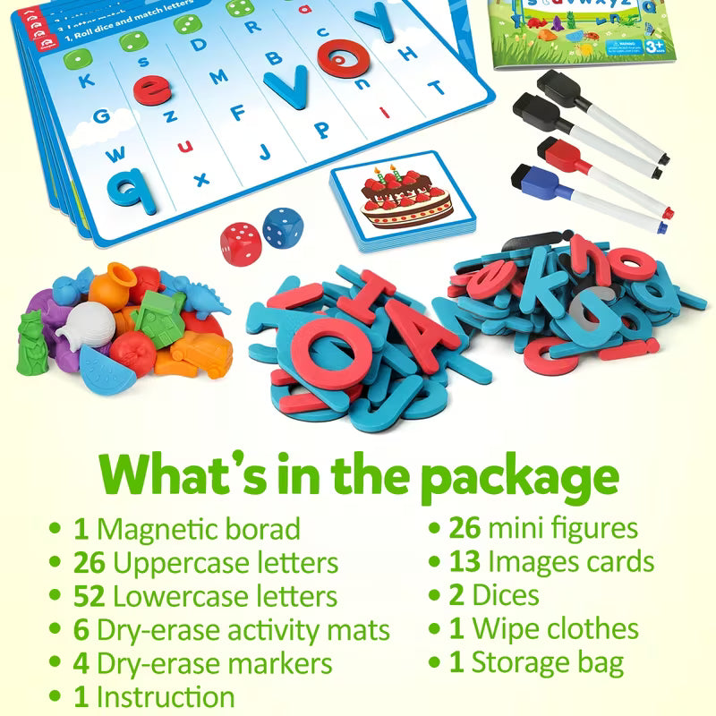 Coogam 78 Magnetic Alphabet Letters