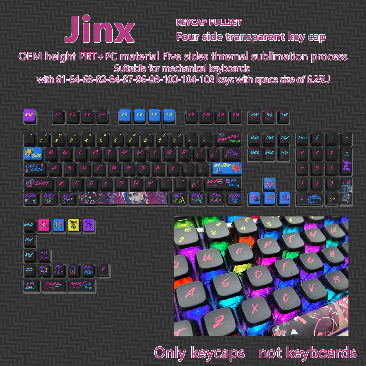 OEM Height Keycaps