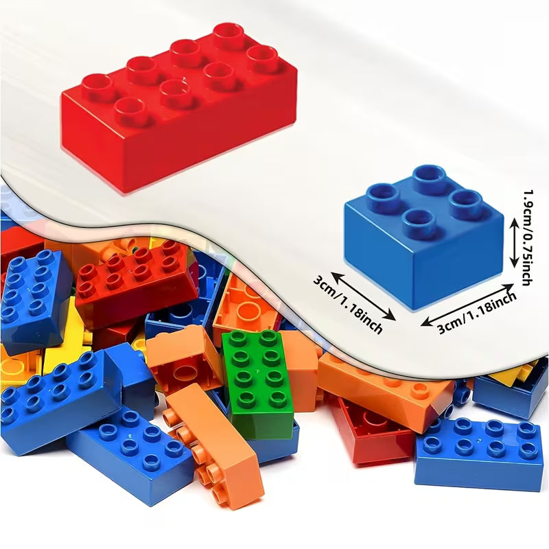 500G Large Granule Bag of Puzzle Building Blocks, Fun Assembly