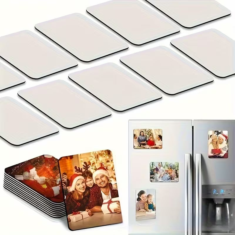 1pc Large Personalized Photo Magnetic Fridge Magnets Set