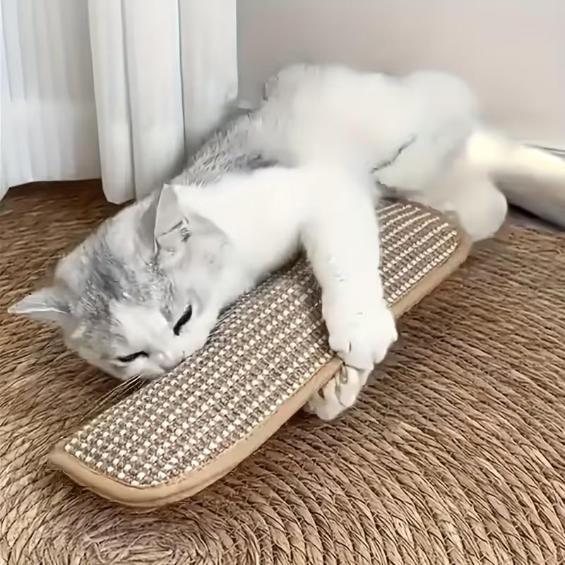 Cat Toy Game Pillow and Cat Scratching Pad for Solo Play