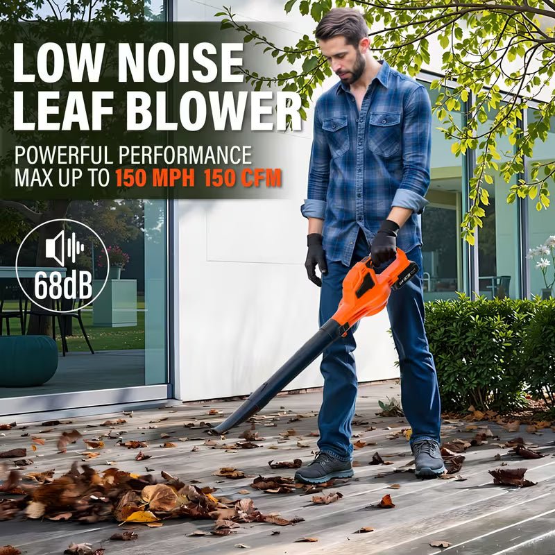 20V Cordless Weed Wacker/Edger and Leaf Blower Combo Set