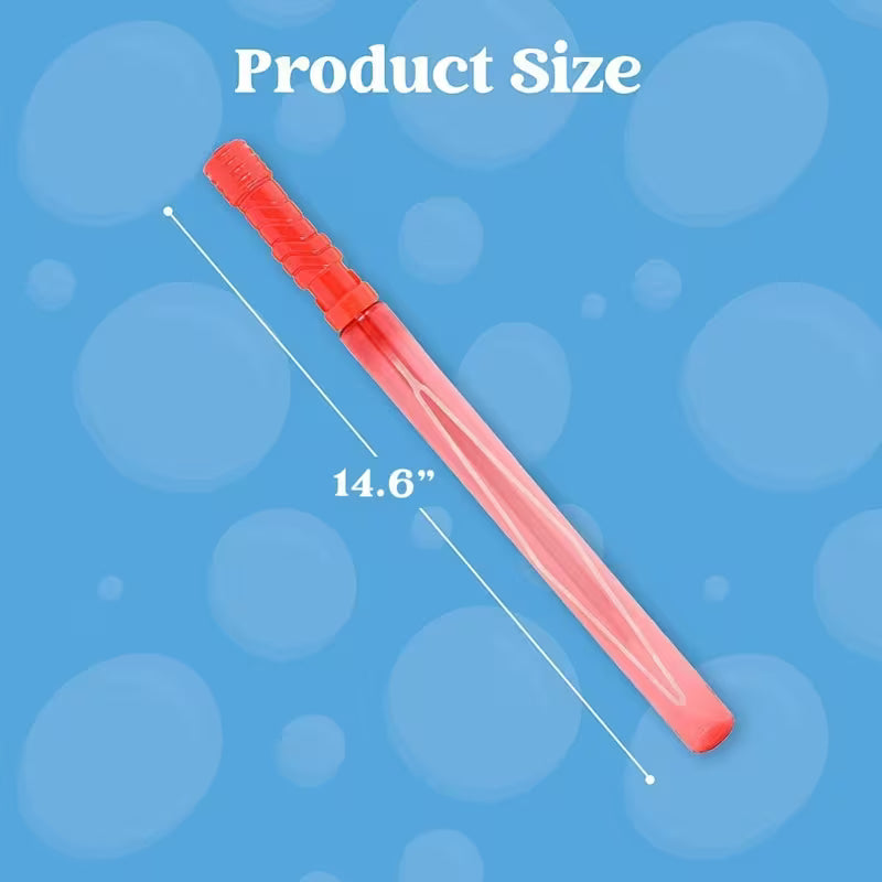 24 Pack 14.6'' Big Bubble Wands Bulk 2 Dozen for Halloween Party