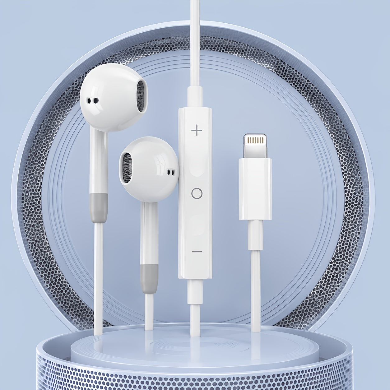 For Iphone Wired Headset Built-In Microphone And Volume Control Noise