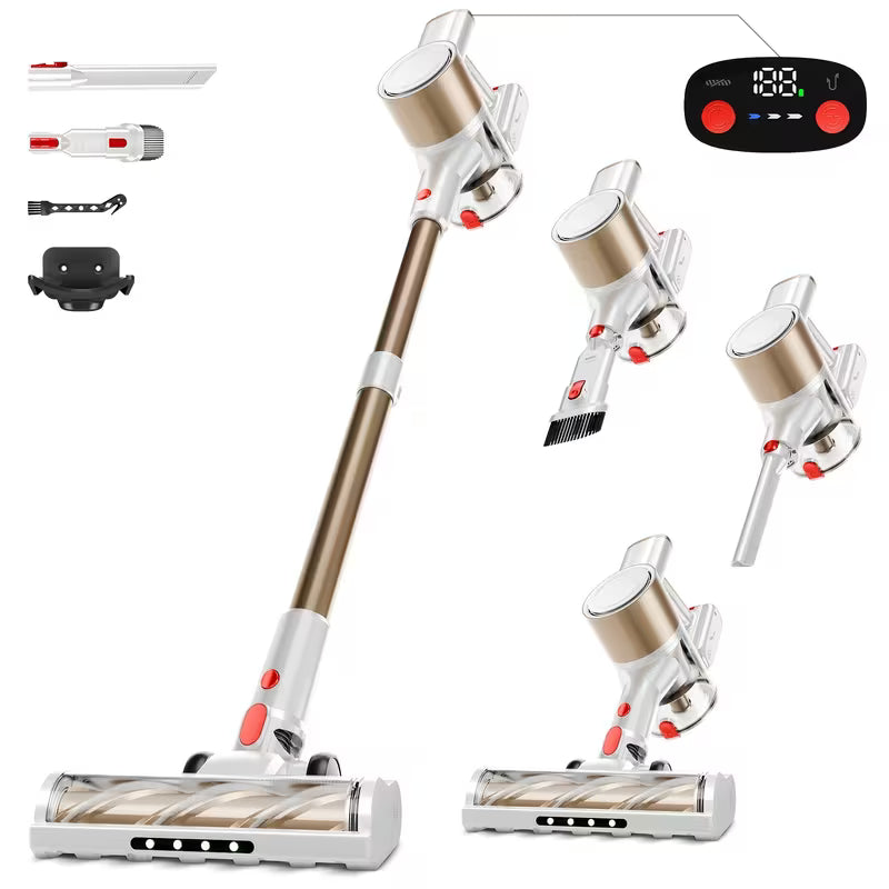 Powerful Handheld Vacuum Cleaner with Detachable Battery & Suitable for Pet Hair,, Floors