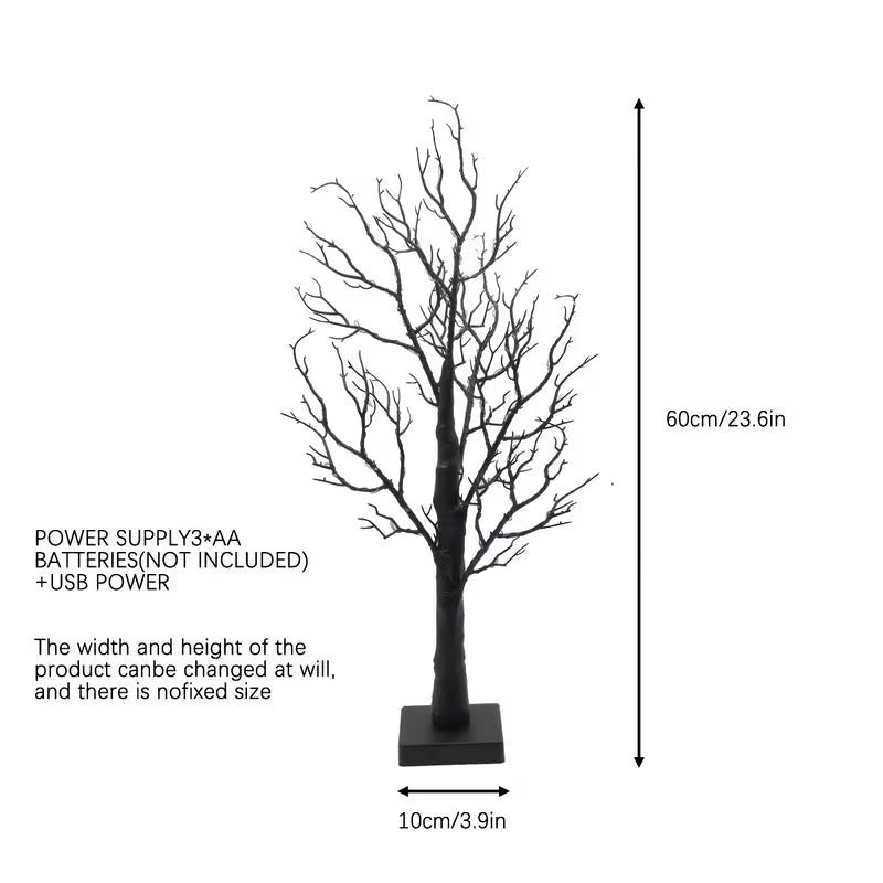 Halloween Decorations Indoor, Indoor Sculpture 24 Inch Halloween Set, Black