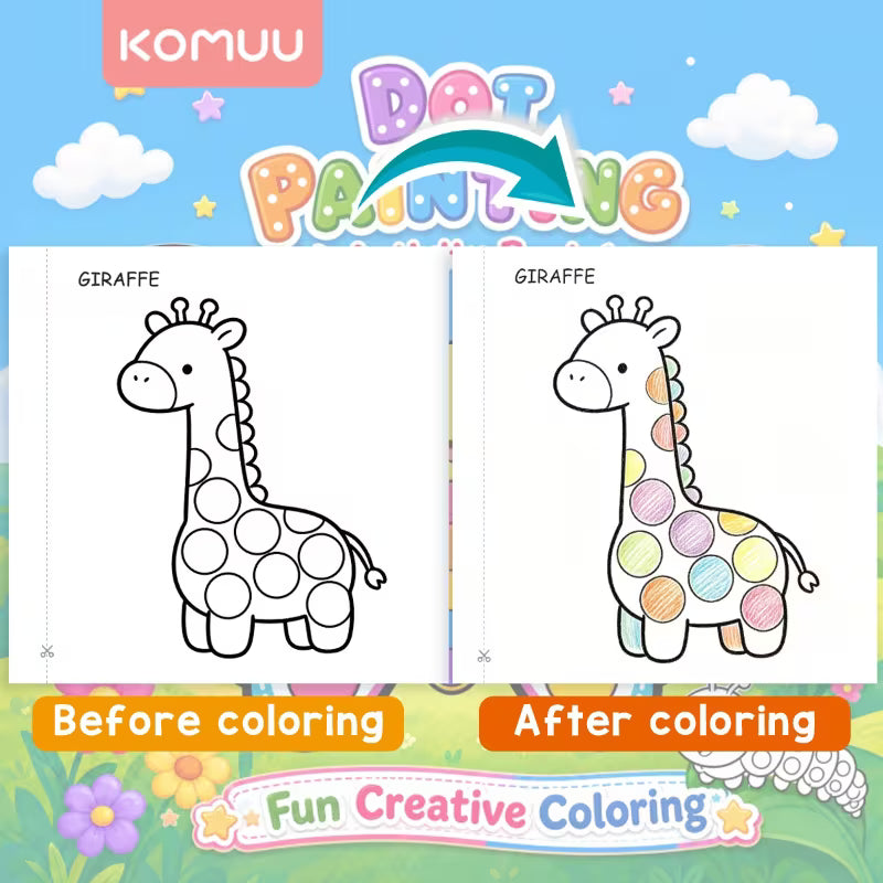 Kids Dot Painting Activity Book