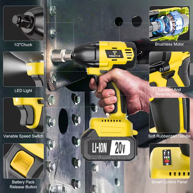 All-In-One 20V Brushless Power Tool Kit - detail 3