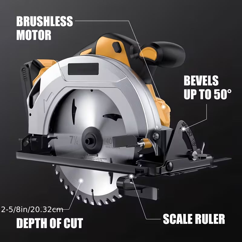 For Dewalt 20V Brushless Power Tool Set, Compact, Including Cordless Drill/Grinder, Screwdriver