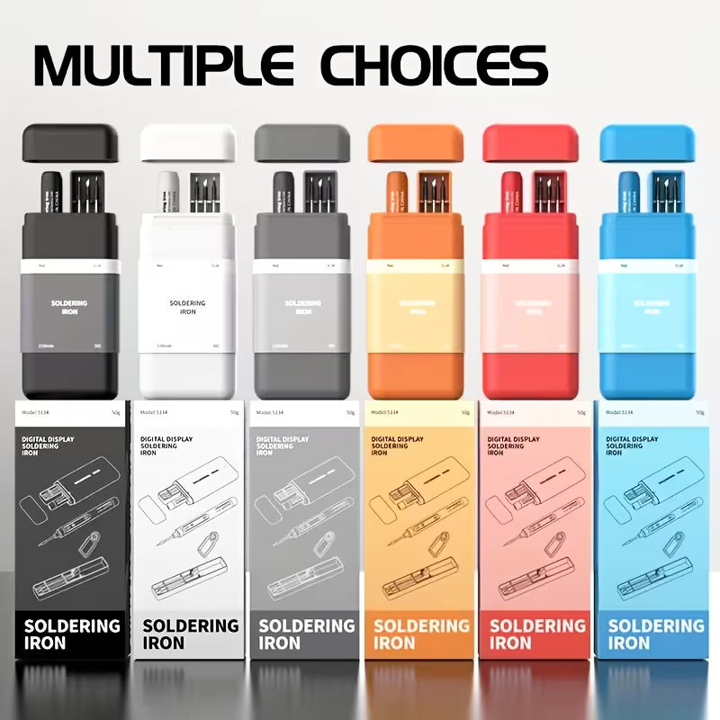 Portable USB Charging Wireless Soldering, Digital Display Temperature