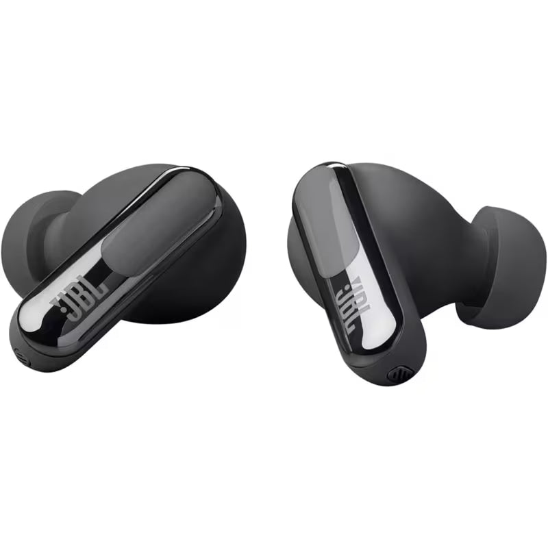 JBL Live Beam 3 - True Wireless Noise-Cancelling Stick-Closed Earbuds, Black