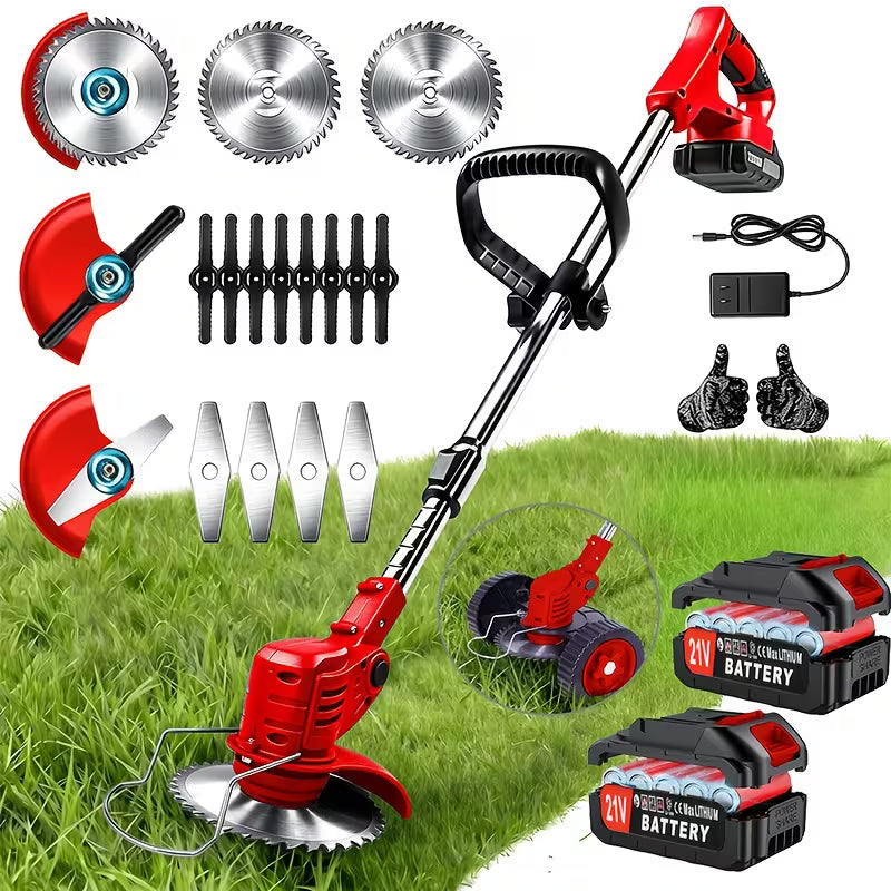 Portable Household Cordless Electric Grass Trimmer, Garden Weeder & Cordless Trimmer
