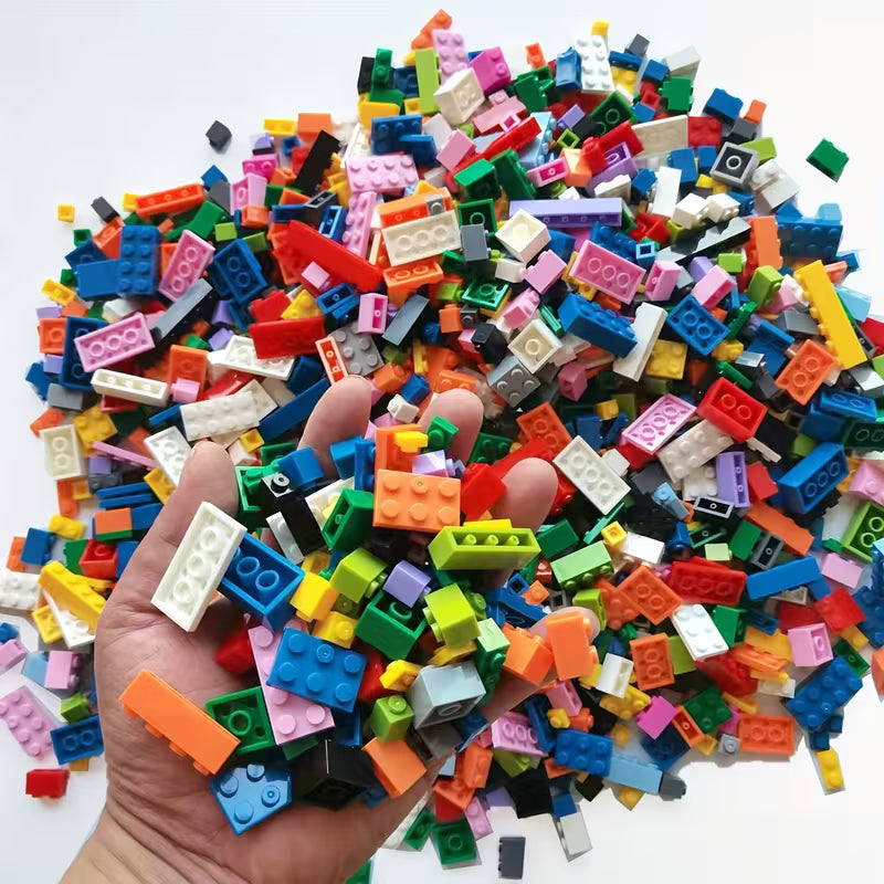 Gift Box Packaging Classic Regular Basic Stacking Puzzle Small Granule Set, Random Color
