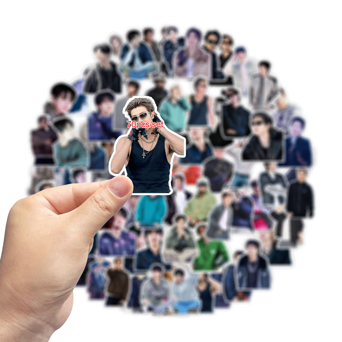 Heavy Duty KPOP Stickers DIY Kpop Album Merch for Outdoor Luggage