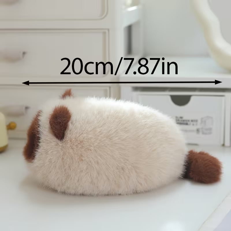 20Cm/7.87In Cute Cartoon Round Cat Head Plush Toys Soft Kawaii