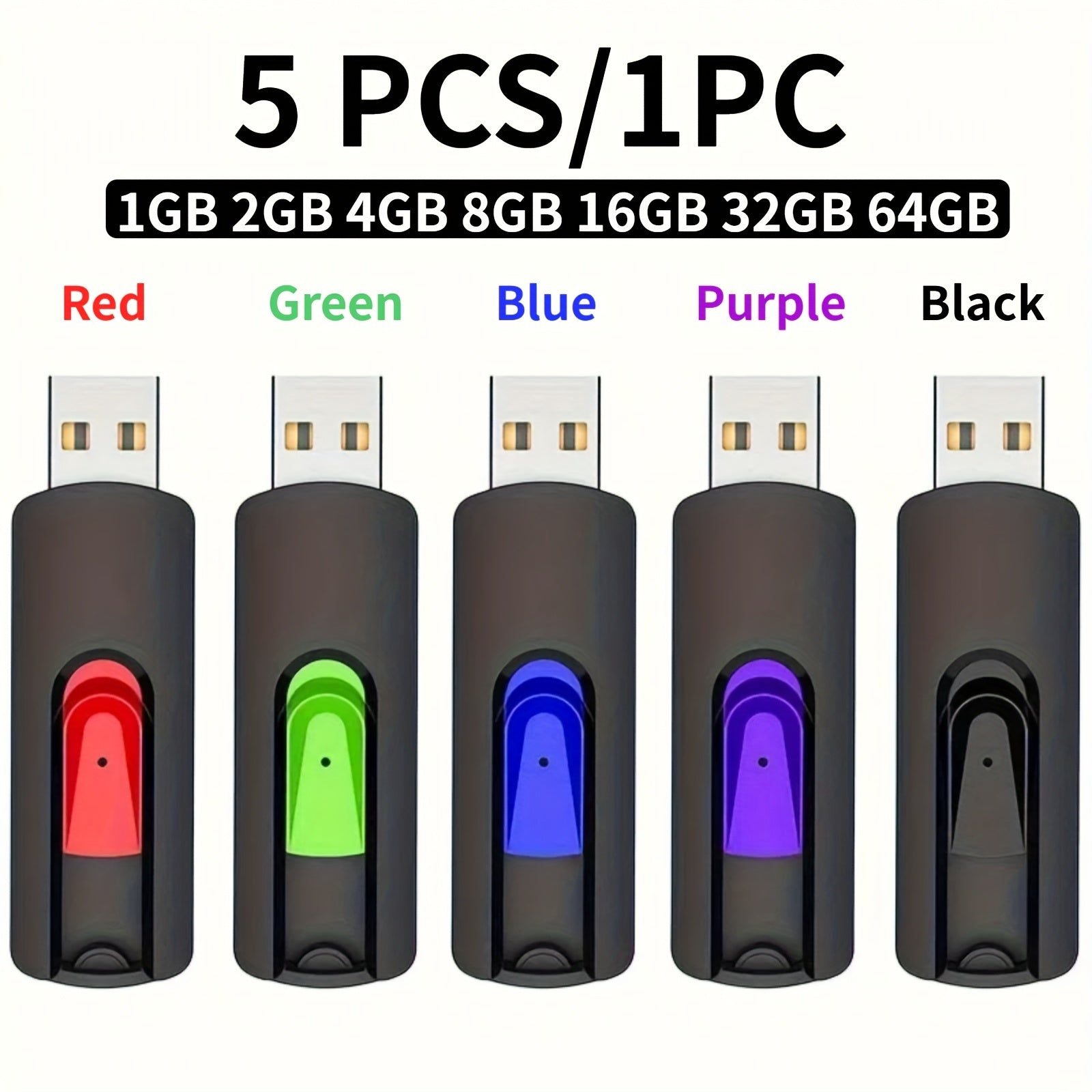 KEXIN 5pcs 1pc 64GB 32GB 16GB 8GB 4GB 2GB 1GB Set