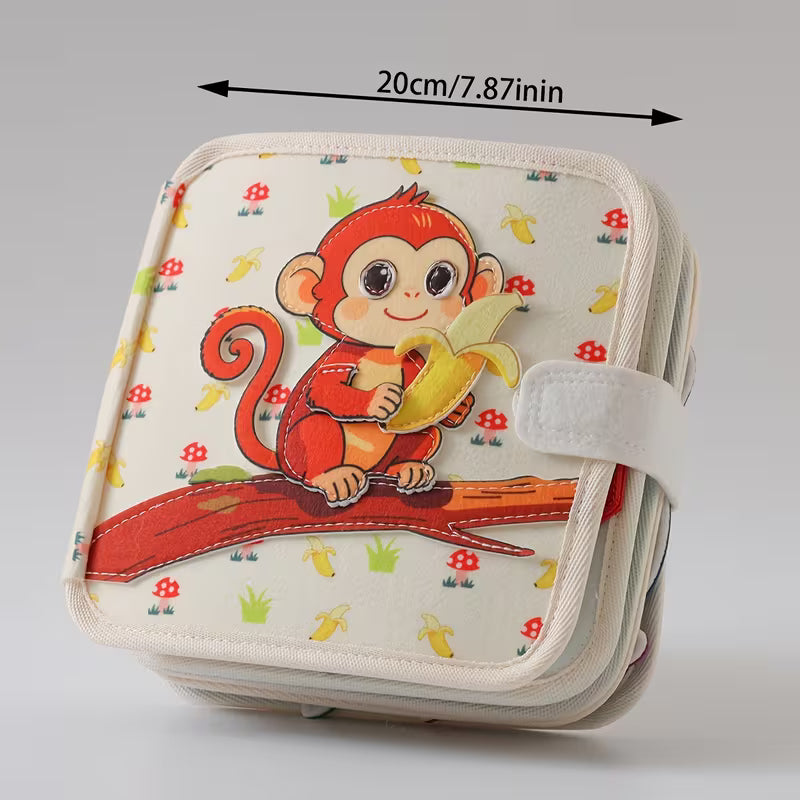 Cloth Book Early Education 3D Cloth Book Cognitive Puzzle Toy Busy Book