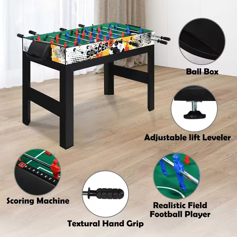 15-In-1 Combo Game Table Set for Home