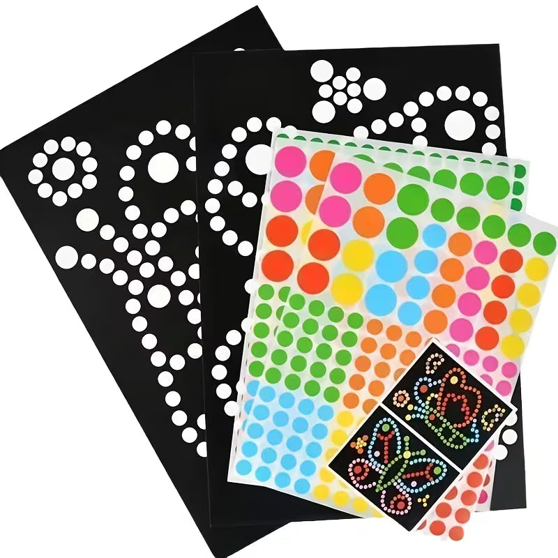 10-Piece Mosaic Sticker Set