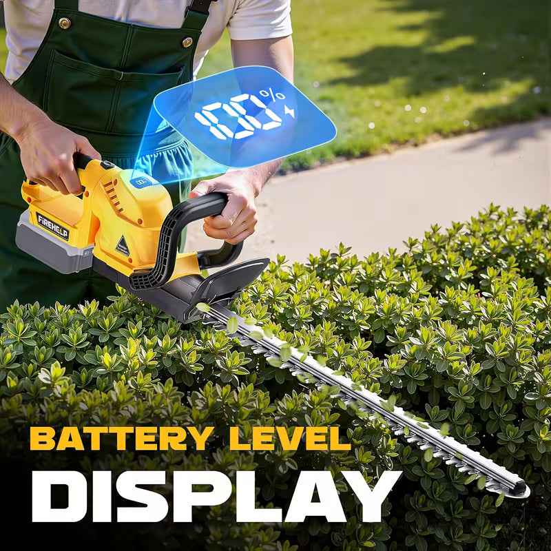 22-Inch Cordless Hedge Trimmer for Dewalt 20V MAX Battery (Battery Not Included), Brushless Motor