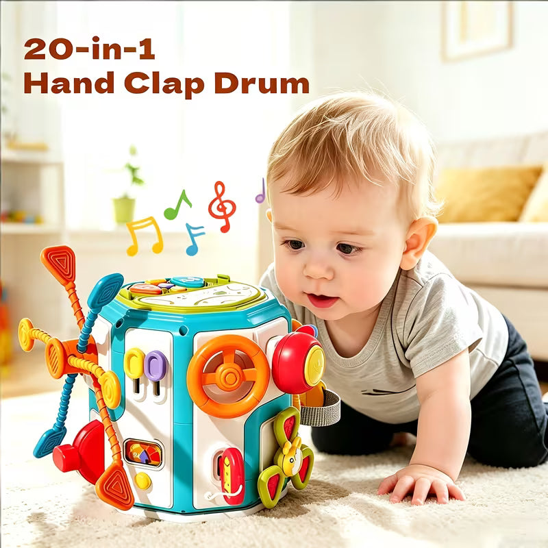 20-In-1 Busy Board Activity Cube