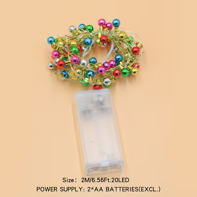 Extra-Long 78.74inch/78.74-inch LED Mini Multicolor Fairy Lights