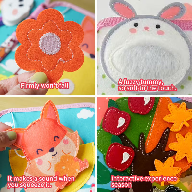 Busy Book for 1-3 Year Olds Felt