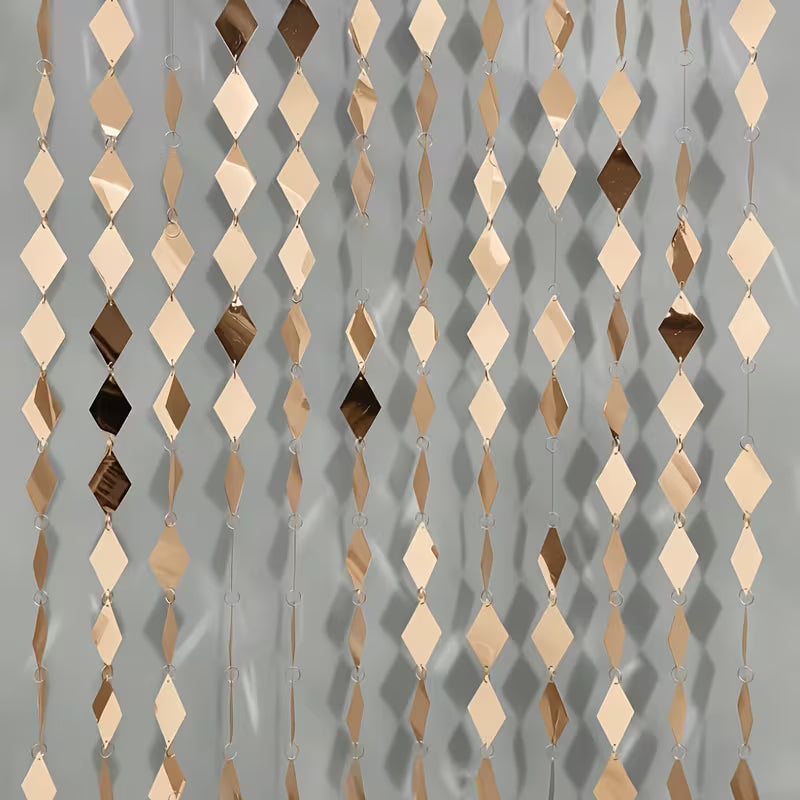 Set Total Length: 6 Meters/ 236.22 Inches Champagne-colored, Pvc