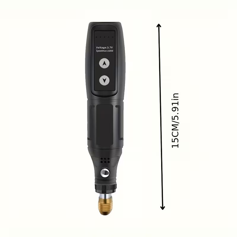 3.7V 8000-16000RPM 5-Speed Cordless Micro Rotary Tool USB