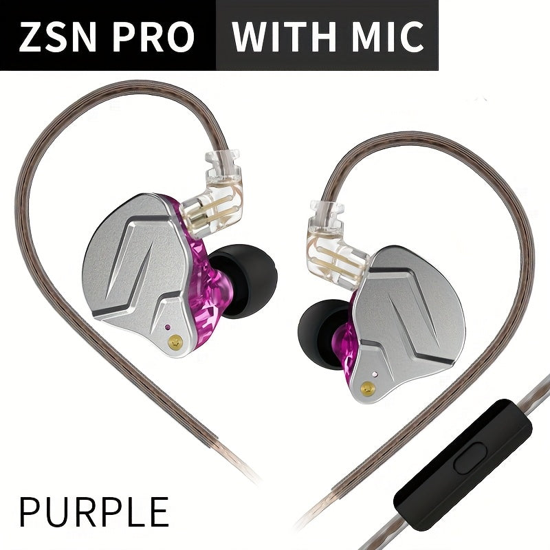 KZ ZSN PRO Hybrid IEM (In-Ear Monitor) Earphones